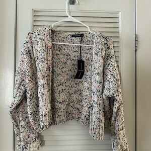 moon & madison Speckled Knit Jacket